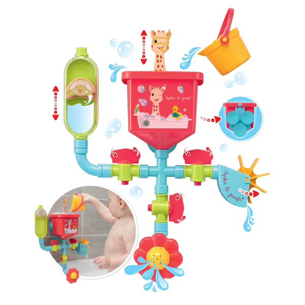 Sophie La Girafe Crazy Pipes Bath Toy With Maracas Rattle | Prenatal, Babies, Nusring, Cybex, Avent Bath Toy