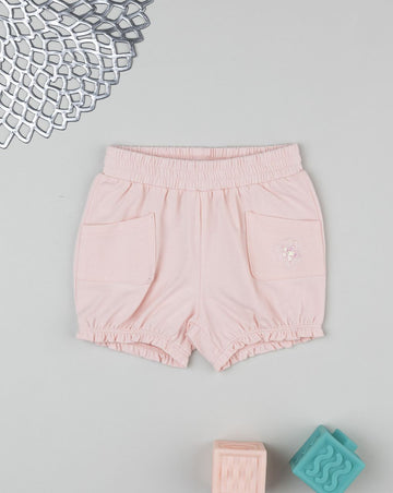 Prenatal Powder pink shorts for girls