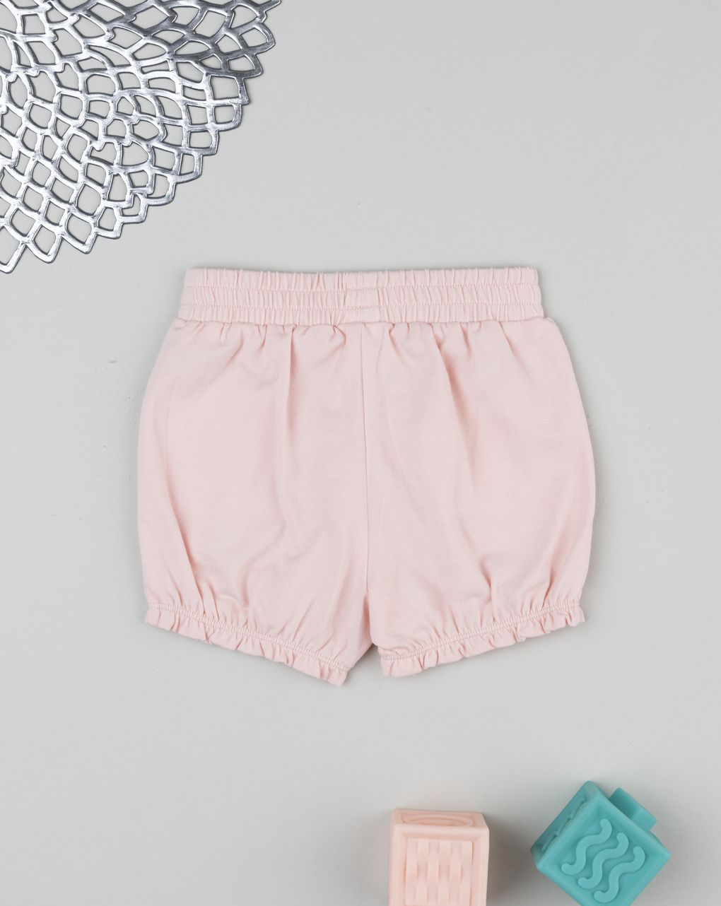 Prenatal Powder pink shorts for girls