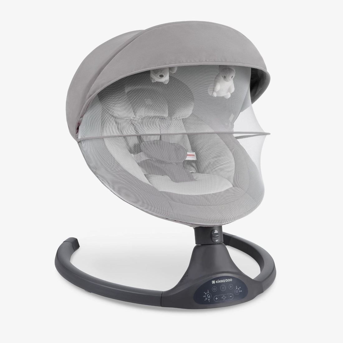 Kikkaboo Codie Light Grey 2025 Electrical side to side swing