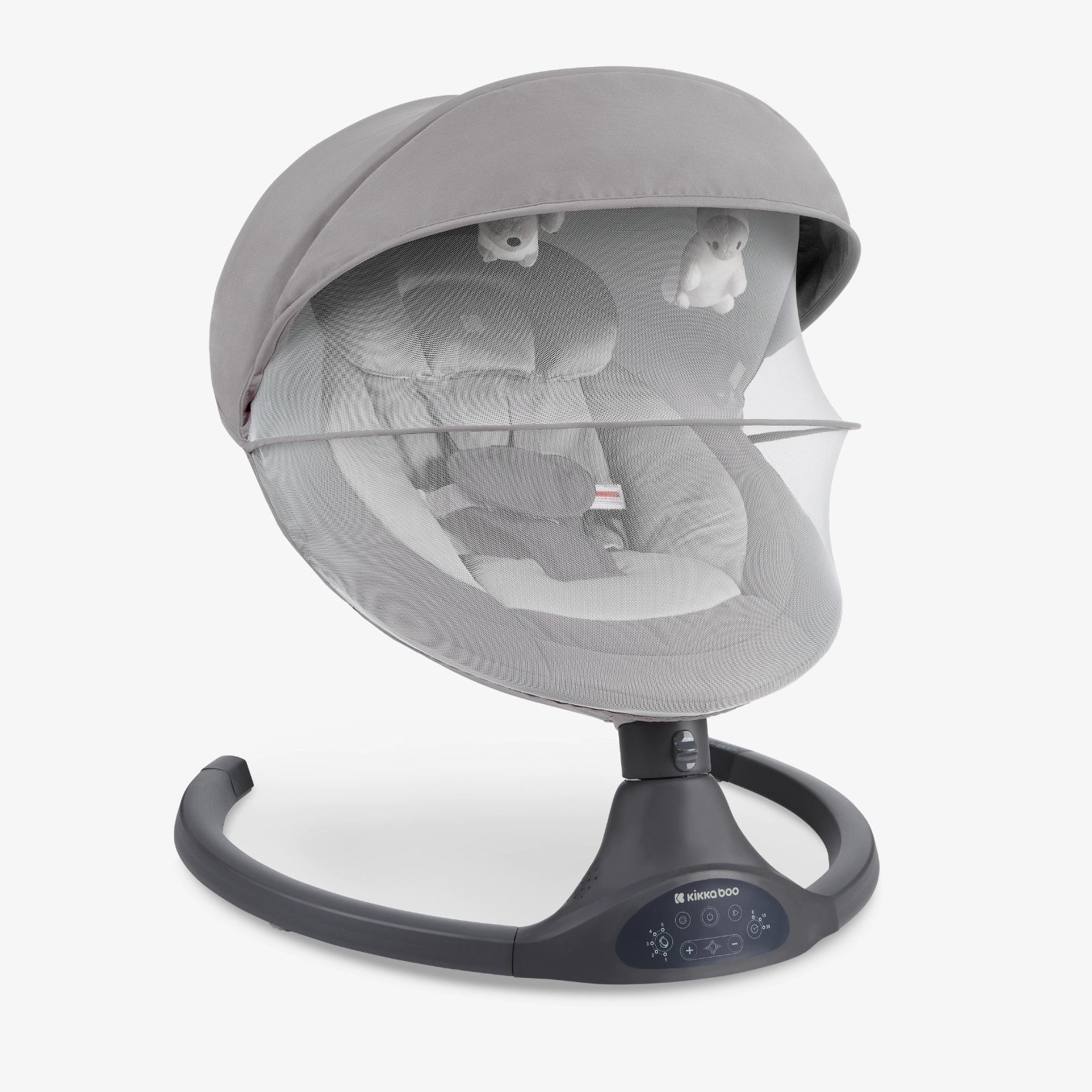 Kikkaboo Codie Light Grey 2025 Electrical side to side swing