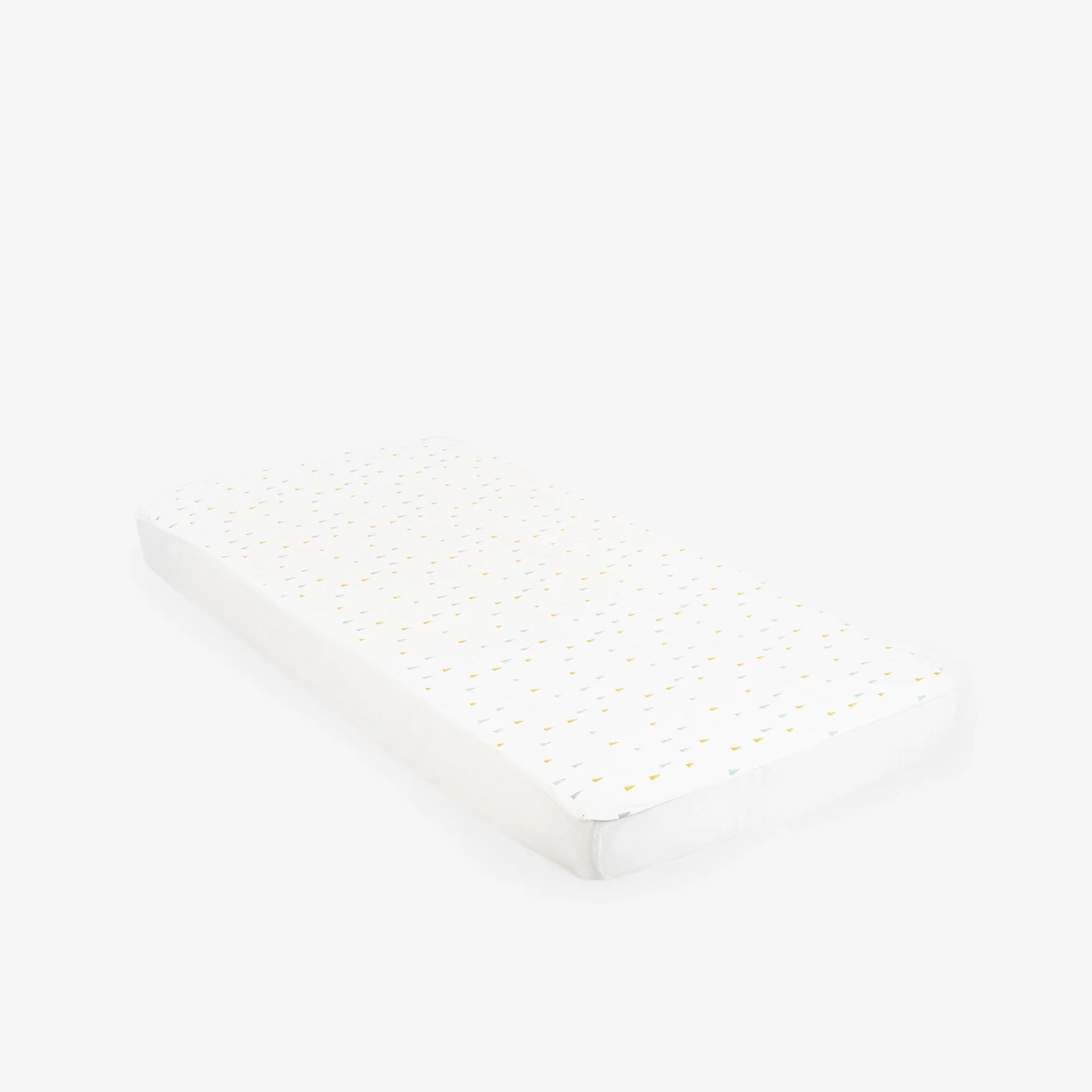 Kikkaboo Mattress Protector Fitted - Jersey 60-120-15 Cm Triangles | Prenatal, Babies, Nusring, Cybex, Avent Mattress Protector