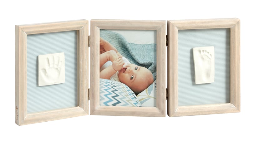 Baby Art Panel Imprint Frame Kit - My Baby Touch - Limed Wood | Prenatal, Babies, Nusring, Cybex, Avent Keepsake Frame
