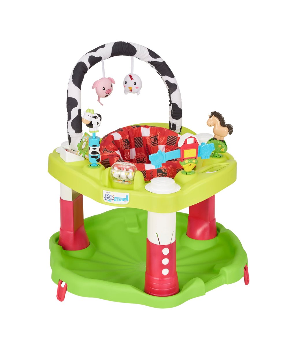 Evenflo Playful Pastures Bouncing Activity Saucer | Prenatal, Babies, Nusring, Cybex, Avent Activity Toy