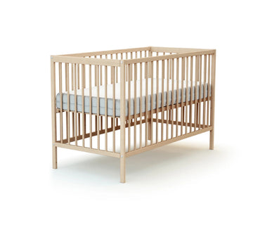 Webaby Essential Wooden Baby Bed Raw Beech 60x120cm | Prenatal, Babies, Nusring, Cybex, Avent Bed
