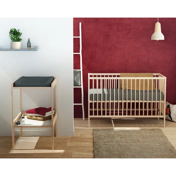 Webaby Baby Room Bed And Changing Table In White Wood | Prenatal, Babies, Nusring, Cybex, Avent Furniture Set