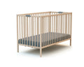 Webaby Flex Folding Bed Raw Beech & Grey 60x120Cm Cot Bed