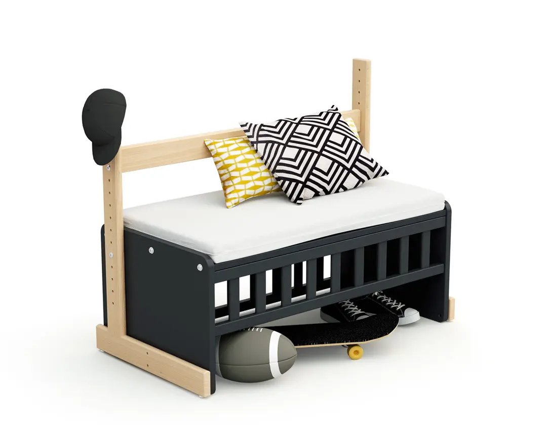 Webaby Comfort Graphite Grey and Beech Cradle | Prenatal, Babies, Nusring, Cybex, Avent Cradle