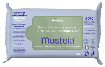 Mustela Avocado Cleansing Wipes 60 Wipes | Prenatal, Babies, Nusring, Cybex, Avent Wipes