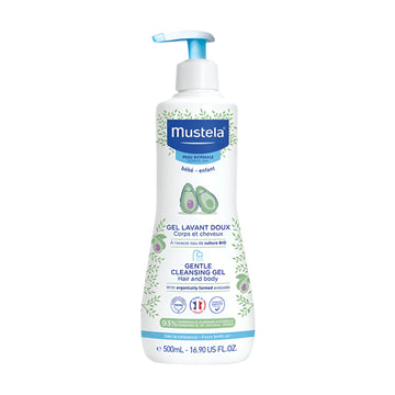 Mustela Gentle Cleansing Gel with Avocado 500ml | Prenatal, Babies, Nusring, Cybex, Avent Skincare