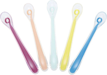 Babymoov Silicone Baby Spoon Multi-colour 1st Age Pack of 5 | Prenatal, Babies, Nusring, Cybex, Avent Utensil