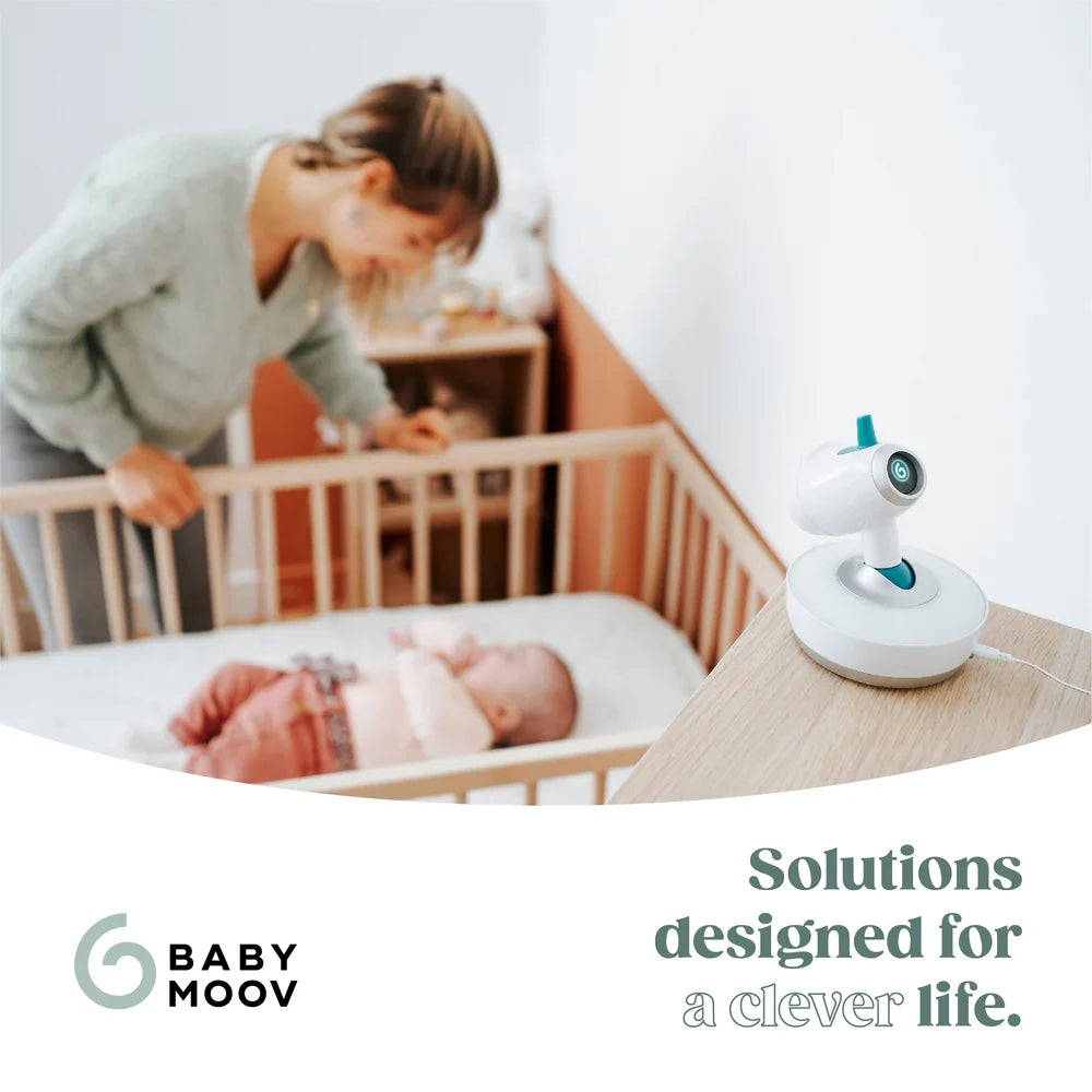Babymoov Yoo-Moov Video Baby Monitor White/Blue Baby Monitor
