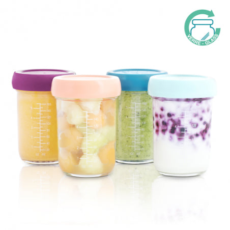 Babymoov Baby Bowls Glass Storage Containers Pack of 4 | Prenatal, Babies, Nusring, Cybex, Avent Bowl