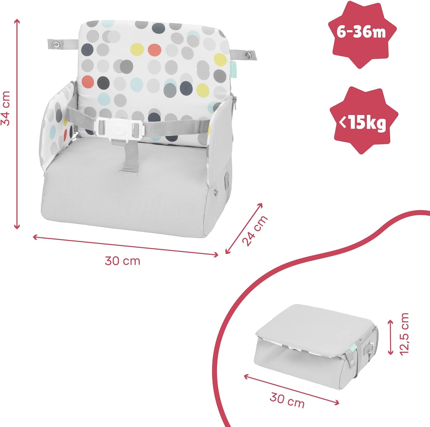Badabulle Sunday Pop Booster Seat | Prenatal, Babies, Nusring, Cybex, Avent Booster Seat