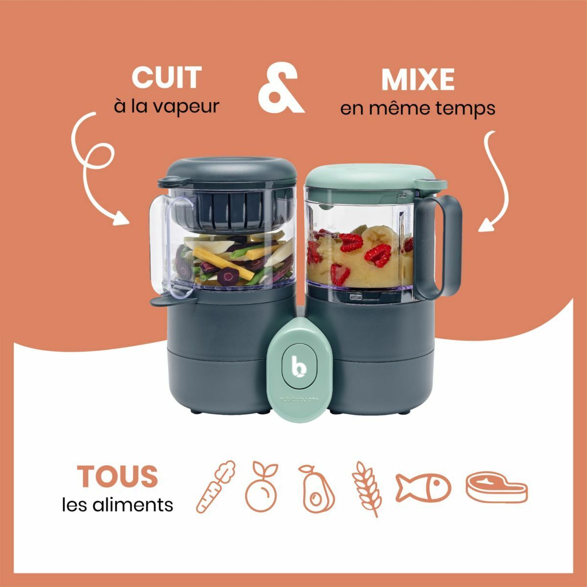 Babymoov Nutribaby One 4-in-1 Baby Food Processor | Prenatal, Babies, Nusring, Cybex, Avent Food Processor
