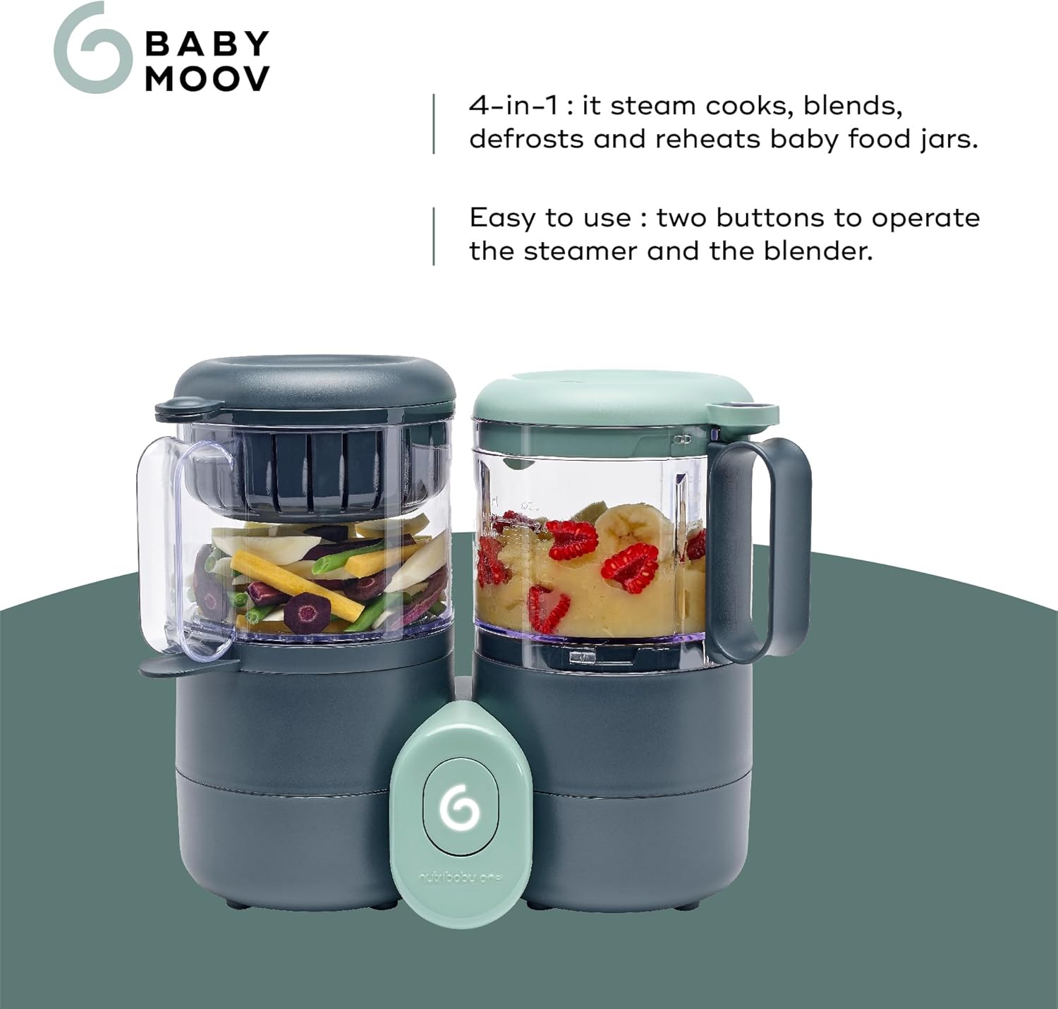 Babymoov Nutribaby One 4-in-1 Baby Food Processor | Prenatal, Babies, Nusring, Cybex, Avent Food Processor