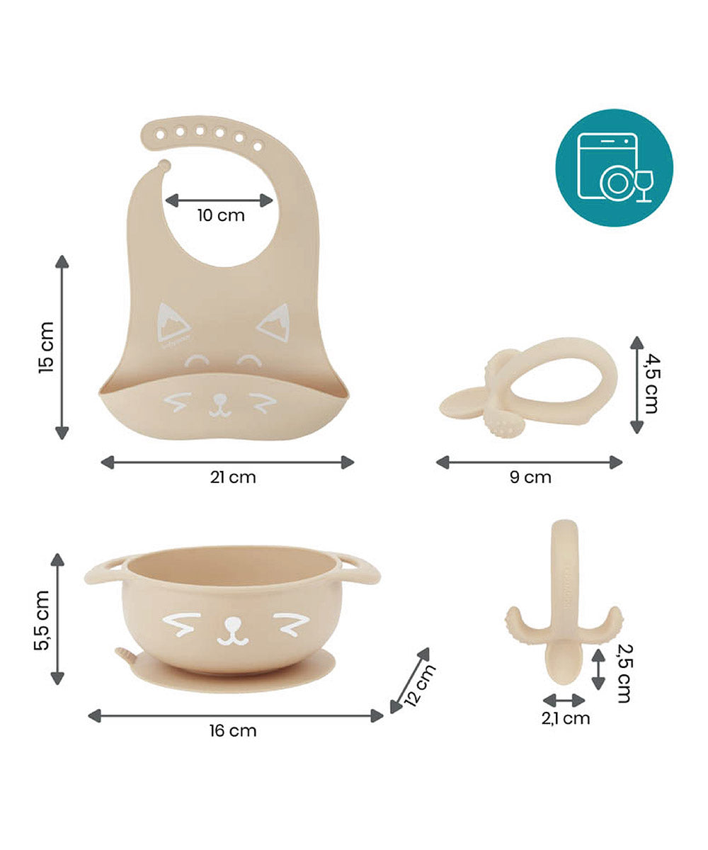 Babymoov Silicone Bowl Spoon & Bib Pack of 3 | Prenatal, Babies, Nusring, Cybex, Avent Feeding Set