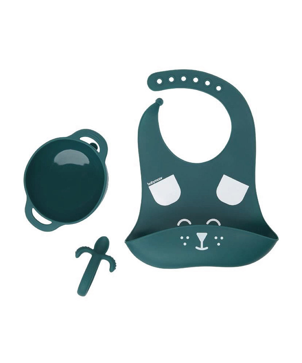 Babymoov Silicone Bowl Spoon & Bib Pack of 3 | Prenatal, Babies, Nusring, Cybex, Avent Feeding Set