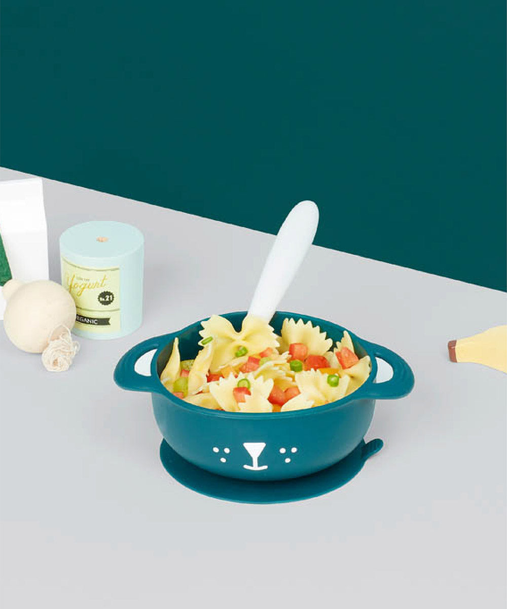 Babymoov Silicone Eating Set Bowl with Suction Base + Spoon Pack of 2 | Prenatal, Babies, Nusring, Cybex, Avent Feeding Set
