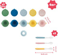 Badabulle Non-Slip Bowls & 3 Flexible Spoons Pack of 5 | Prenatal, Babies, Nusring, Cybex, Avent Feeding Set