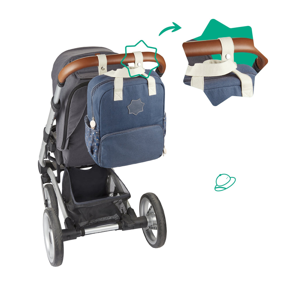 Badabulle Adult Changing Backpack Corduroy Safari In Oasis | Prenatal, Babies, Nusring, Cybex, Avent Diaper Bag