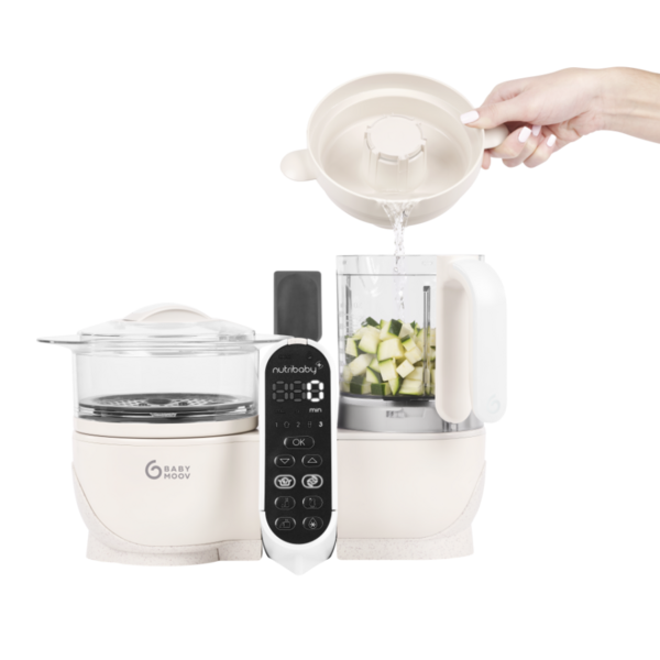 Babymoov Nutribaby + Mineral Beige 6-in-1 Multi-Purpose Baby Food Processor | Prenatal, Babies, Nusring, Cybex, Avent Food Processor