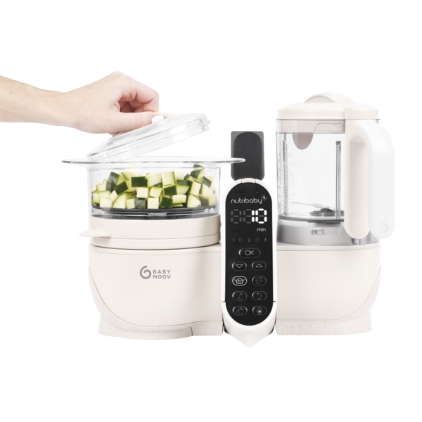 Babymoov Nutribaby + Mineral Beige 6-in-1 Multi-Purpose Baby Food Processor | Prenatal, Babies, Nusring, Cybex, Avent Food Processor