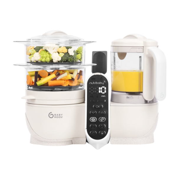 Babymoov Nutribaby + Mineral Beige 6-in-1 Multi-Purpose Baby Food Processor | Prenatal, Babies, Nusring, Cybex, Avent Food Processor