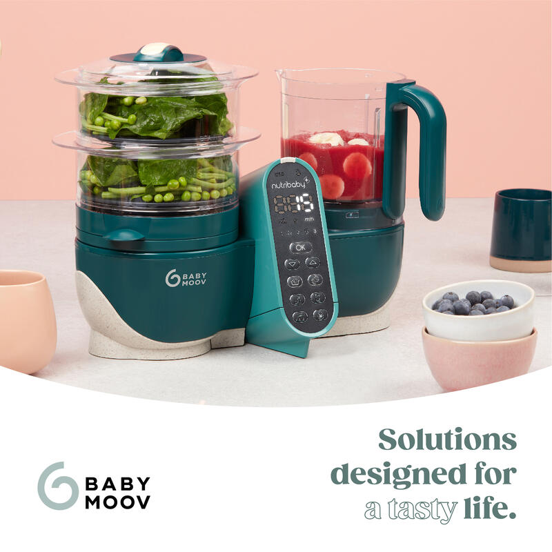 Babymoov Nutribaby+ 6-in-1 Food Prep Maker - Opal Green | Prenatal, Babies, Nusring, Cybex, Avent Food Maker