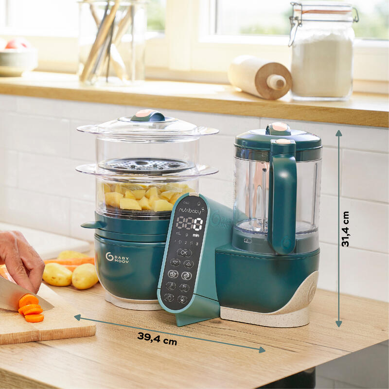 Babymoov Nutribaby+ 6-in-1 Food Prep Maker - Opal Green | Prenatal, Babies, Nusring, Cybex, Avent Food Maker