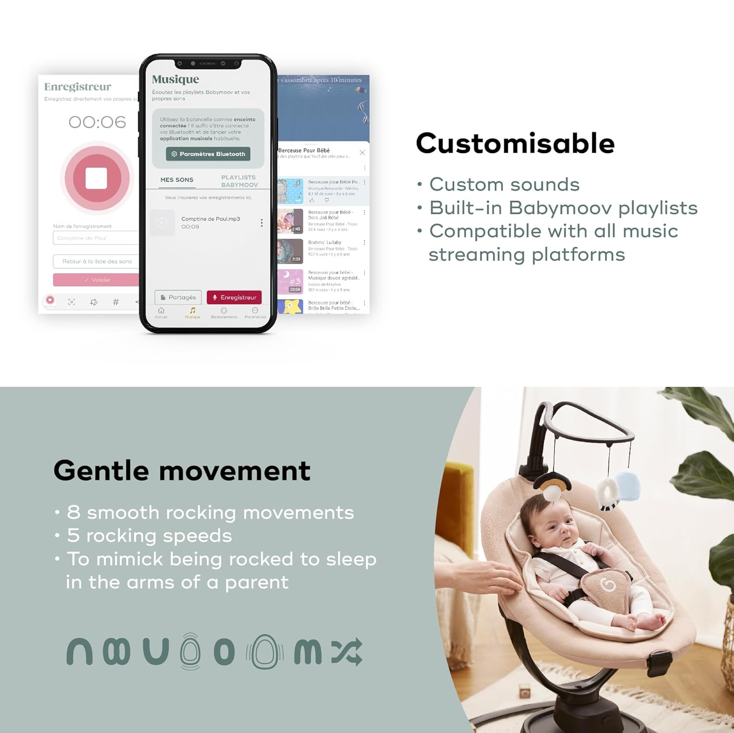 Babymoov Swoon Evolution Connect App-enabled - Mocca | Prenatal, Babies, Nusring, Cybex, Avent Monitor