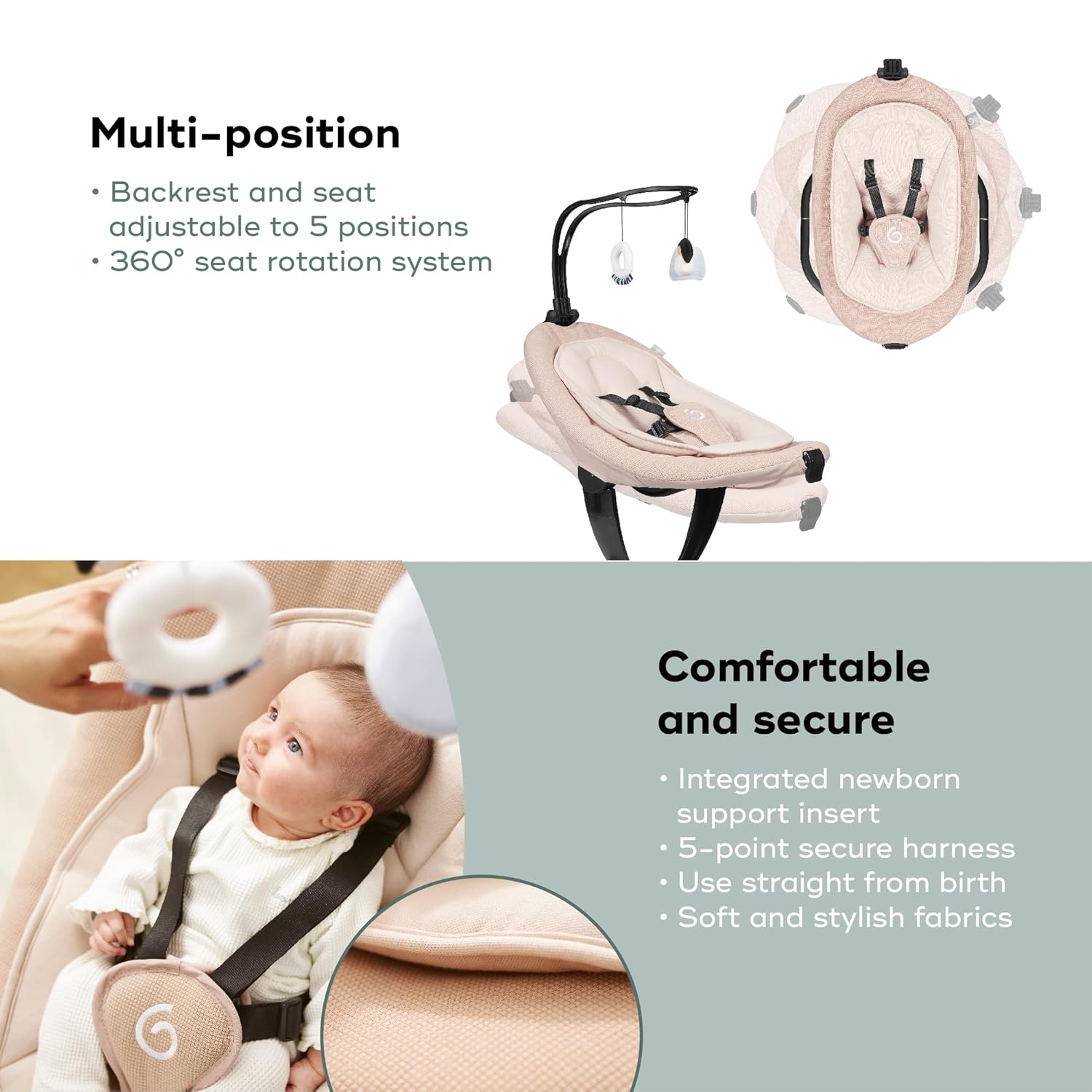Babymoov Swoon Evolution Connect App-enabled - Mocca | Prenatal, Babies, Nusring, Cybex, Avent Monitor