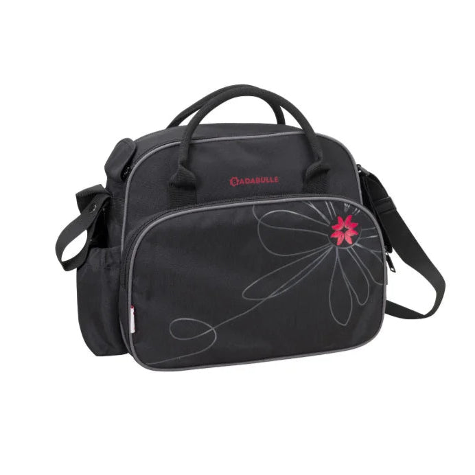 Badabulle Vintage Diaper Bag - Black Fuschia | Prenatal, Babies, Nusring, Cybex, Avent Diaper Bag