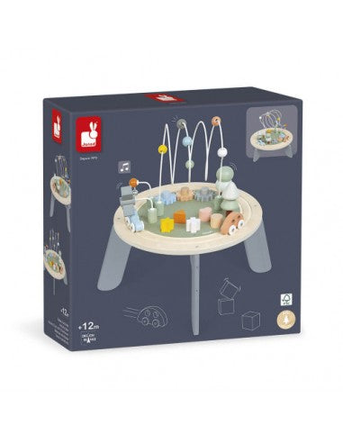 Janod Sweet Cocoon Wooden Activity Multi - Play Table Toddlers Fine Motor Development | Prenatal, Babies, Nusring, Cybex, Avent Activity Table