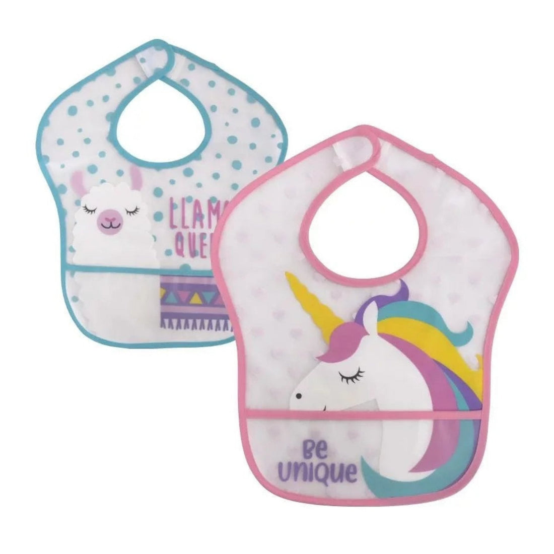 Lorelli Baby Care Bib Velcro Girl Pack of 2 | Prenatal, Babies, Nusring, Cybex, Avent Bib