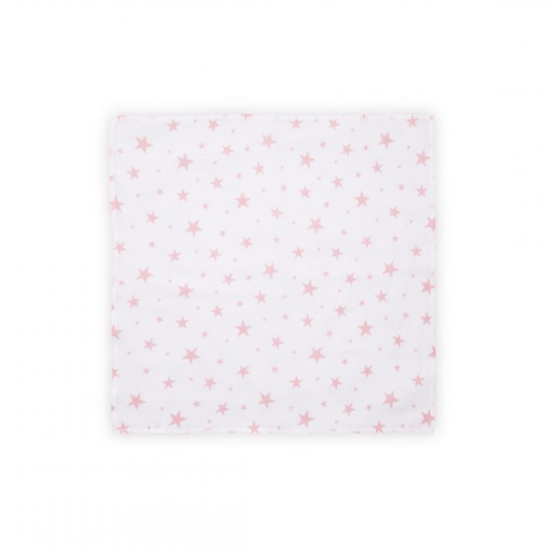 Lorelli Cotton Diaper 80x80cm - Pink Stars | Prenatal, Babies, Nusring, Cybex, Avent Swaddle
