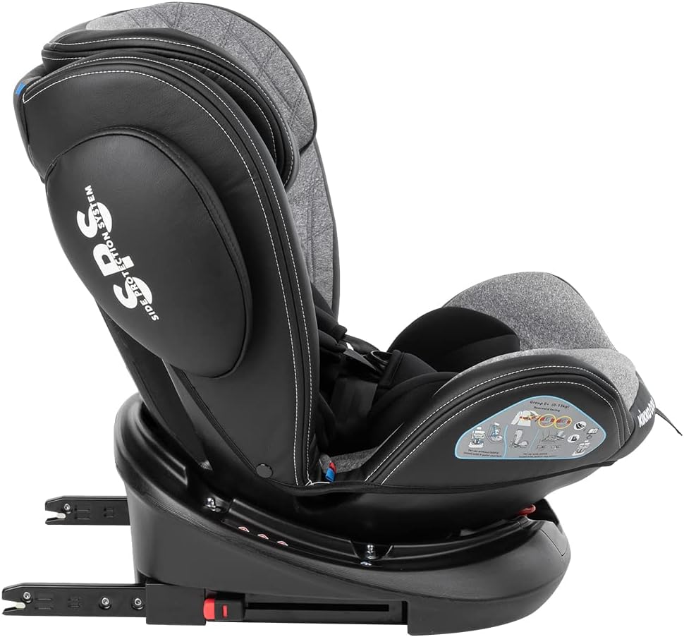 Kikkaboo Car Seat 0123 0-36kg Stark Double - Light Grey | Prenatal, Babies, Nusring, Cybex, Avent Car Seat
