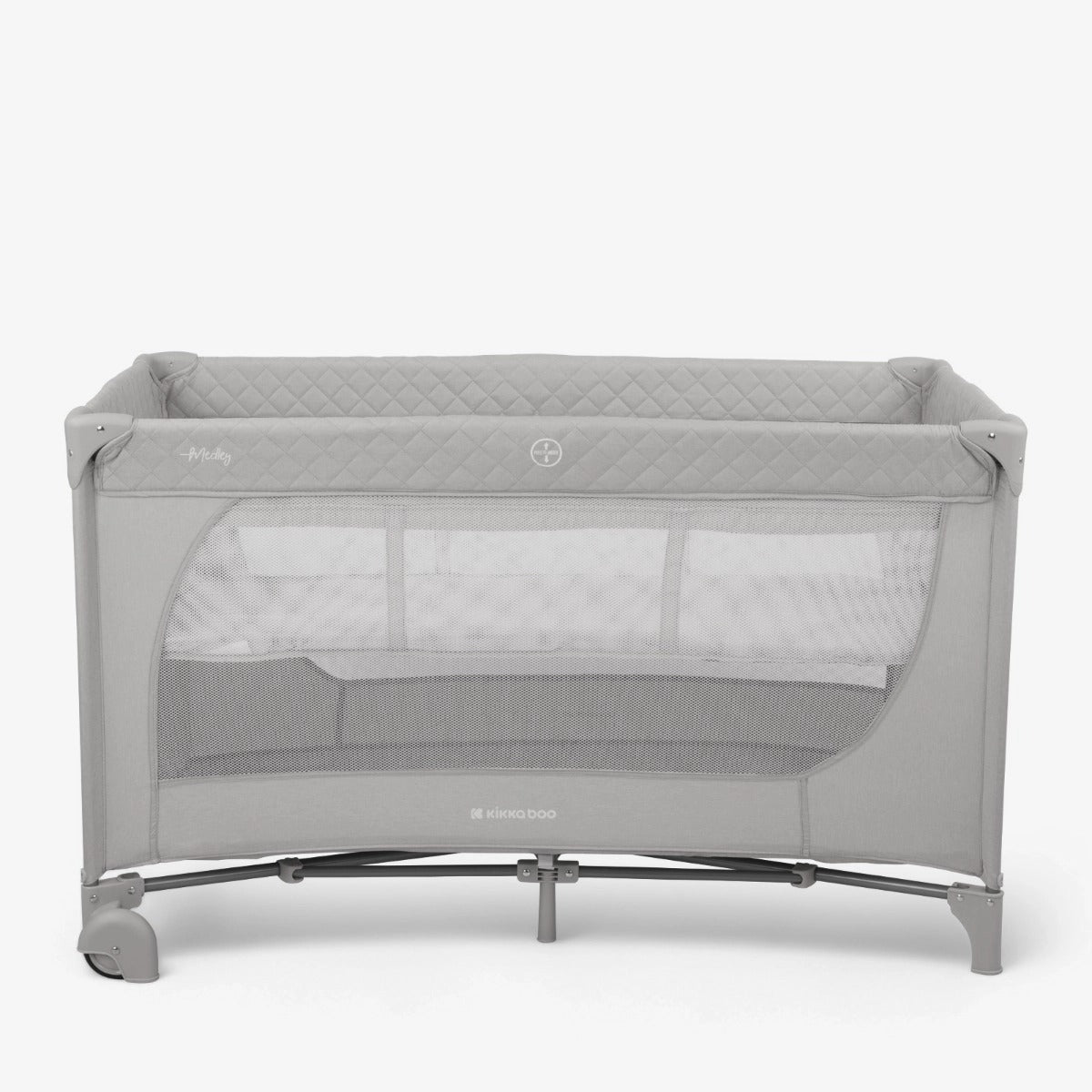 Kikkaboo Medley Baby Cot Two Levels - Grey | Prenatal, Babies, Nusring, Cybex, Avent Cot
