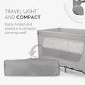 Kikkaboo Medley Baby Cot Two Levels - Grey | Prenatal, Babies, Nusring, Cybex, Avent Cot