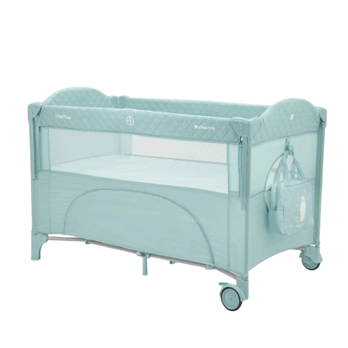 Kikkaboo Milky Way Baby Cot 2 Levels - Travel Cot with