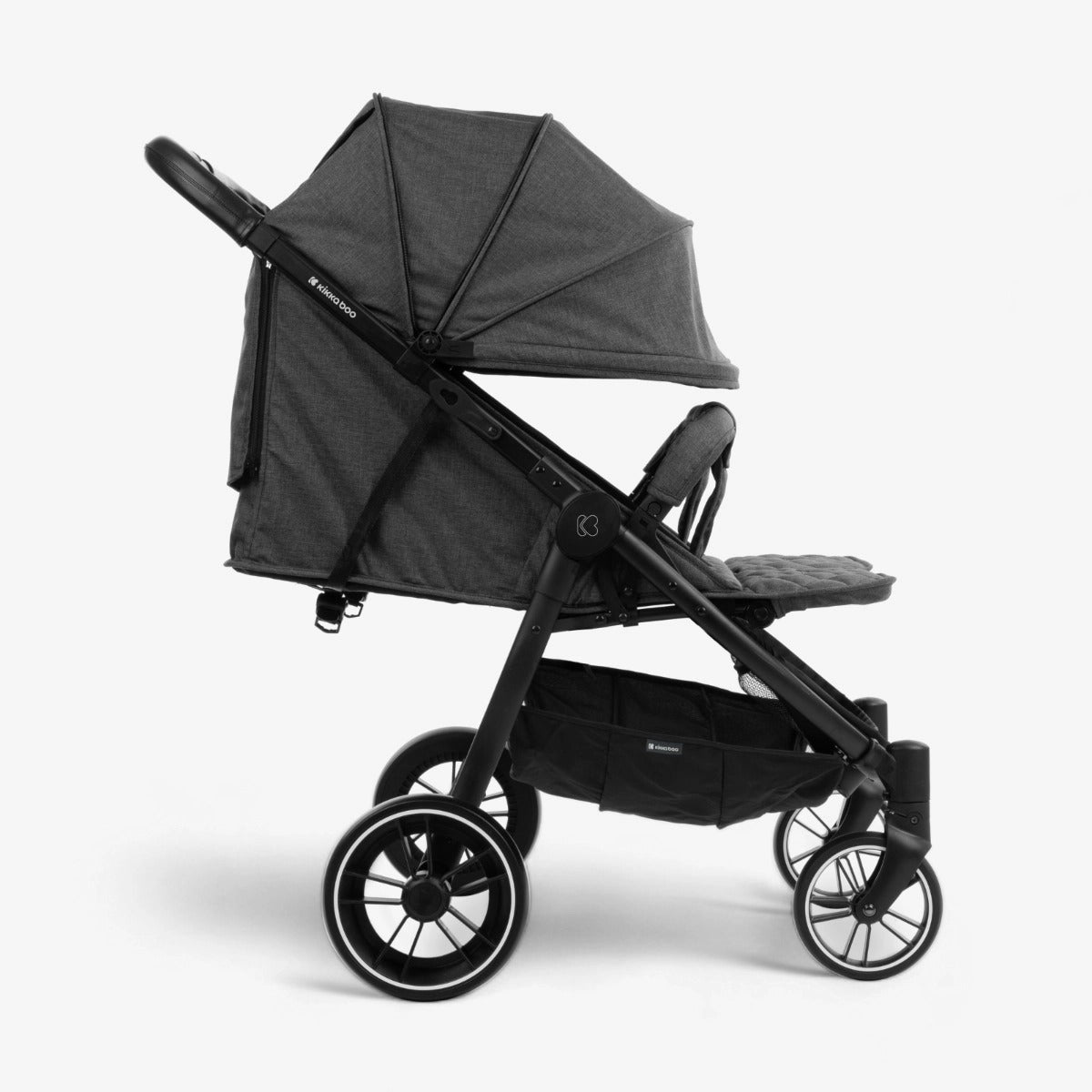 Kikkaboo Happy 2 Twin Stroller - Dark Grey | Prenatal, Babies, Nusring, Cybex, Avent Twin Stroller