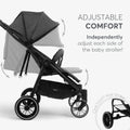 Kikkaboo Happy 2 Twin Stroller - Dark Grey | Prenatal, Babies, Nusring, Cybex, Avent Twin Stroller