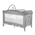 Kikkaboo So Gifted Plus Baby Cot Two Levels - Grey | Prenatal, Babies, Nusring, Cybex, Avent Cot