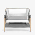 Kikkaboo Nanna Bedside Crib - Dark Grey | Prenatal, Babies, Nusring, Cybex, Avent Bedside Crib