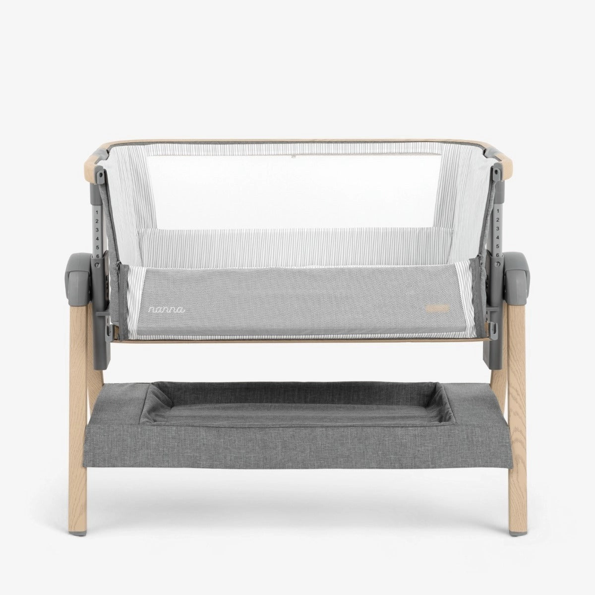 Kikkaboo Nanna Bedside Crib - Dark Grey | Prenatal, Babies, Nusring, Cybex, Avent Bedside Crib
