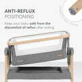Kikkaboo Nanna Bedside Crib - Dark Grey | Prenatal, Babies, Nusring, Cybex, Avent Bedside Crib