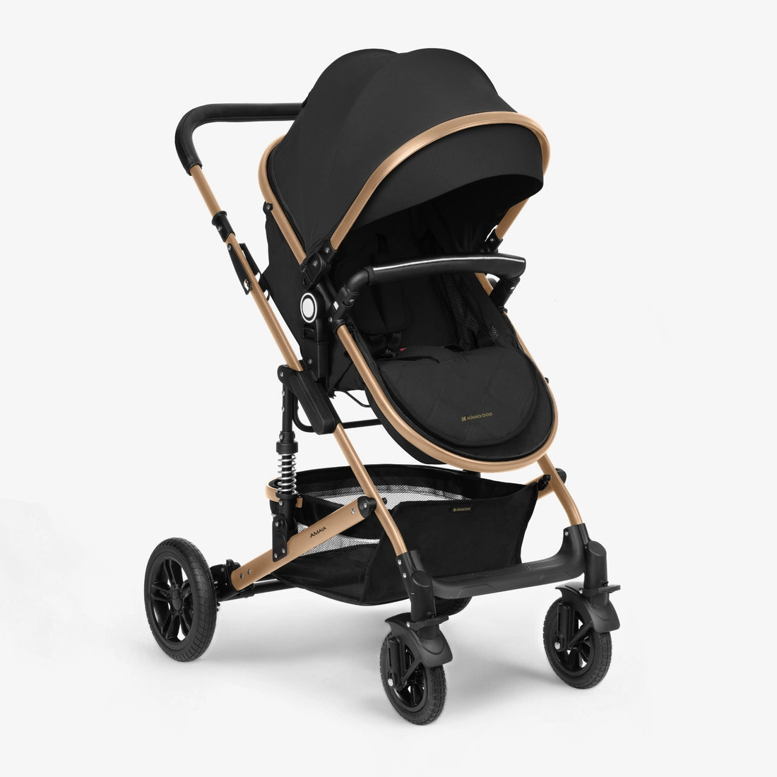Kikkaboo Amaia 3-in-1 Travel System Stoller with Transferable Seat - Black | Prenatal, Babies, Nusring, Cybex, Avent Travel System