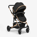 Kikkaboo Amaia 3-in-1 Travel System Stoller with Transferable Seat - Black | Prenatal, Babies, Nusring, Cybex, Avent Travel System