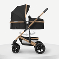 Kikkaboo Amaia 3-in-1 Travel System Stoller with Transferable Seat - Black | Prenatal, Babies, Nusring, Cybex, Avent Travel System