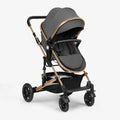 Kikkaboo Amaia Stroller 3-in-1 With Transformable Seat Grey | Prenatal, Babies, Nusring, Cybex, Avent Stroller
